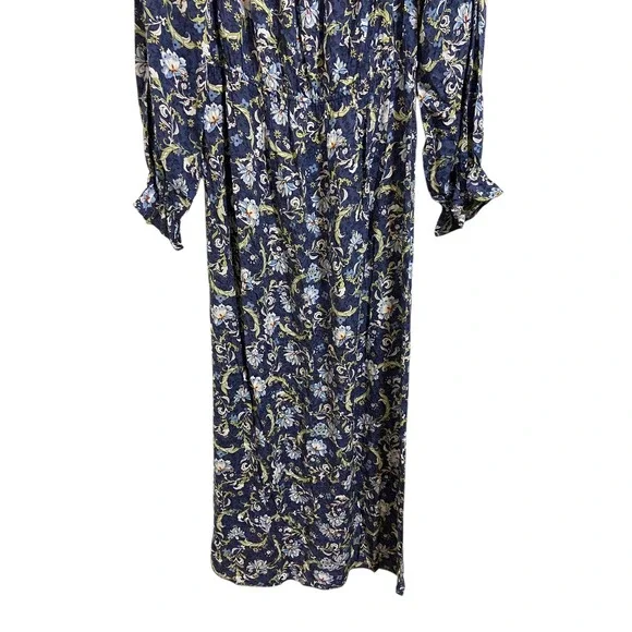 Live‎ to Be Spoiled Maxi Dress Off Shoulder Floral Whimsical Cottagecore Boho XL - Picture 8 of 10